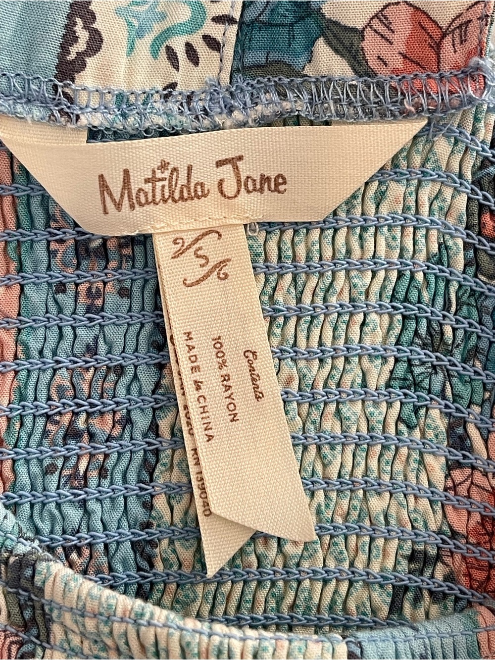 Matilda Jane Lets Go Together Weekend Dreams Dress size Small Patchwork Feminine - Picture 8 of 15